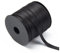 Hrlace Cinta elástica de 10 m para coser, banda de goma elástica, fina, banda elástica para manualidades, manualidades, ropa interior, tirantes de sujetador, ropa, cinturón, negro, 0,6 cm