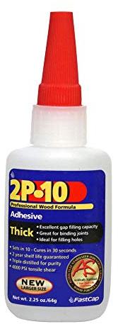 FastCap 80208 2P-10 Professional 2 Oz Thick Wood Adhesive Glue
