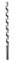 ENT 41045 Schlangenbohrer WS, Durchmesser (D) 17 mm, NL 250 mm, GL 320 mm, S 12 mm 6-kant
