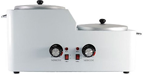 Crisnails® Calentador de Cera Caliente Depilación Gran Tamaño Profesional 2 Senos Filtrador 9L