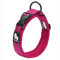 TRUE LOVE Collier de Chien Réfléchissant Réglable Nylon Solide Confort rembourré Colliers Pet Classic TLC5011(Fuchsia,XL)