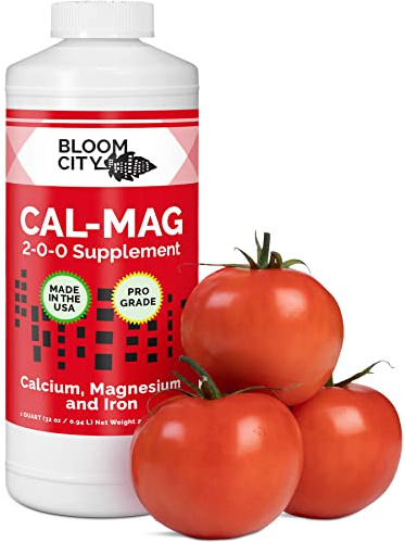 Bloom City Professional Grade Ultra Pure Cal-Mag Growing Fertilizer, Quart (32 oz)