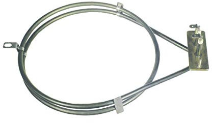 Europart 10007299 Heizung Heizspirale Heißluft Umluft Rundheizelement Rohrheizkörper Umluftheizelement Backofenheizstab 2000W 230V Herd Backofen Ofen passend wie Amica 8001785