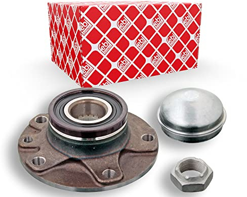 febi bilstein 102778 Wheel Bearing Kit with wheel hub and additional parts, pack of one