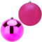 Christmas Concepts® Paquet de Boules de 2-200 mm (8) - Design Brillant et pailleté - Boules de Noël géantes (Rose Chaud)