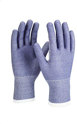 ATG MaxiCut 58-917 - Guantes de protección anticortes (talla 9), color azul