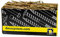 DMX - Torx - Lot de 200 vis à bois - Pour panneaux d'aggloméré - Vis 6,0 x 70 - Vis de construction - Vis pour terrasse - Torx - Vis à tête fraisée