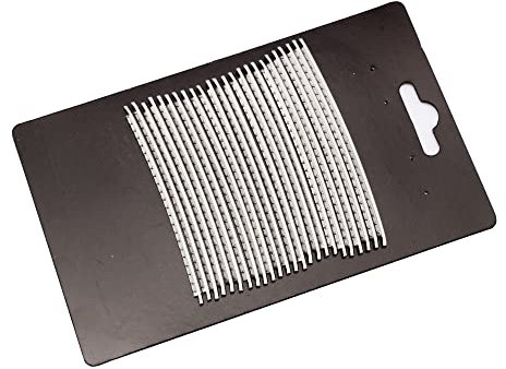 Musiclily Pro 2,0mm Edelstahl Small Gauge Bunddraht 24 Stück Fire Wire Set für Banjo und Vintage Fender Gitarre