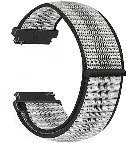 Vodtian, cinturino per orologio da polso, 20 mm, per Samsung Galaxy Watch 42 mm/Active2 44 mm 40 mm/Gear Sport/Gear S2 Classic/Garmin Vivoactive 3, in nylon, cinturino di ricambio