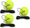 AICHUANG Tennis-Trainingsball und Ersatzball für Trainer - Mit Schnur für Indoor- und Outdoor-Übungen - Langlebiger Sprungball, 3 Stück