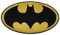 alles-meine.de GmbH XXL- Batmann 20,4 cm * 11,4 cm - Aufnäher Applikation/Bügelbild - Superheld Comic - Logo