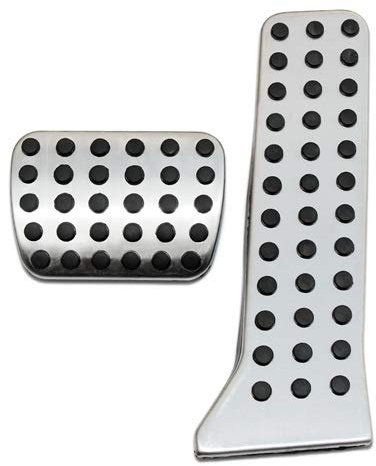 QSCTYG Auto Pedal Autokraftstoff Bremsen-Kupplungs-Pedal Fit for Mazda 2 3 6 CX-5-3 Cx Cx-7 Mx5 2014-2018 Cover, Nicht bohrende 22 (Color Name : 2PCS AT)