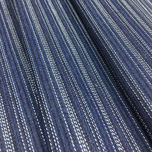 XiaoLong Tela Vaquera 100% Algodón 1m por Metro Utilizada para Coser Ropa Jeans Populares 150 cm De Ancho Coser Cojines Cortinas Y Accesorios para El Hogar(Size:1.5 * 20m,Color:Azul)