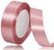 Roségold Satinband 25mm x 22Meters Schleifenband Roségold Geschenkband Dekoband Stoffband für Geschenk, Basteln, Nähprojekte, Haarschleifen, Brautstrauß, Hochzeits Dekoration