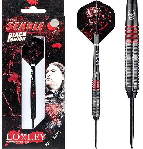 Loxley Ryan Searle Black 90% - Steeldarts 23 Gramm