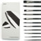 ARTIFY Aquarell Pinsel Set-12 Pcs weiche synthetische Nylonbürsten für Aquarell, Acryl, Gouache Ölgemälde, beinhaltet Spitze Runde, flach, Katzenzunge, Zwischenserie