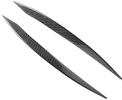 BRIODY 2 Teilige Carbon Scheinwerfer Augenbrauen Abdeckung für Golf 7 2013-2017