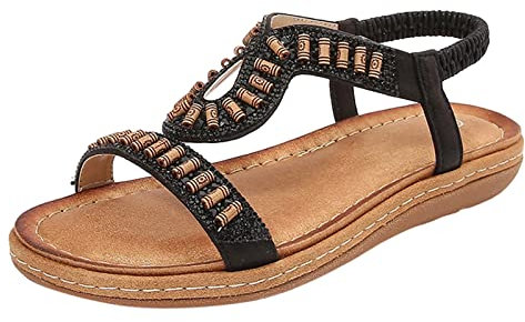 YIJOY Nouvelle Chaussure 2022 Talon Strass Nu Pied Talon Bottes Semelles Epaisses Sandales Semelles Amovibles Chaussure Femme Bateau Chaussures Ouvertes Femme Sandales Strass Sandale A Bride