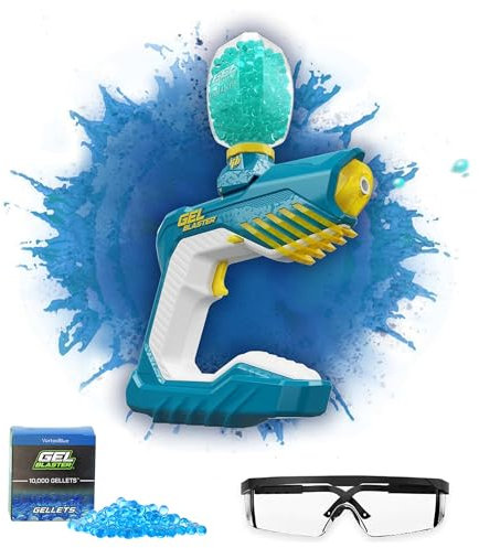 Gel Blaster Piranha Age 14+ - The Original Gel Blaster, Surge Gel Ball Blaster, Extended 30 Meter Range | Blaster for Outdoor Games & Pool Toys | Fun Gadget, Gift for Men - Ages 14+