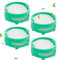Ninnyi 4PCS Anti Odour Cartridge for Shark Stratos, Air Freshener for Shark Hoover (Green)