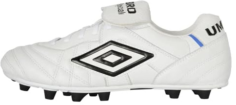 Umbro Speciali Pro 24 Gl Fg für Herren, Weiß/Schwarz/Blau, 46.5 EU