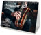Musikzauber Jazz DIN A5 Tischkalender für 2025 Jazz und Instrumente - Geschenkset Inhalt: 1x Kalender, 1x Weihnachtskarte (insgesamt 2 Teile)