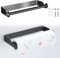 MEYAGOT Portarotolo da cucina, da parete, in acciaio inox, per cucina, armadio, bagno (nero, 27 cm)