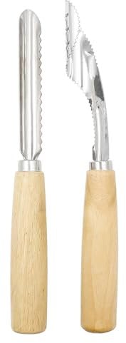 Tiardey 2Pcs Pepper Corer Stainless Steel Chili Corer Remover Core Deseeder for Chili Fruit Corer Tool Kitchen