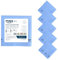 Maya Bayeta MICROPLUS. Especial para Vajillas y Cristales. No Deja Marcas. Muy Absorbente y de Secado Rápido. 100% Microfibra. Pack de 5 Unidades (Azul)