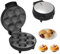 1000W Electric Cupcake Machine, Mini Pie and Quiche Maker, Double-sided Heating with Led Lamp and Non-slip Feet for Baking, Snacks Desserts