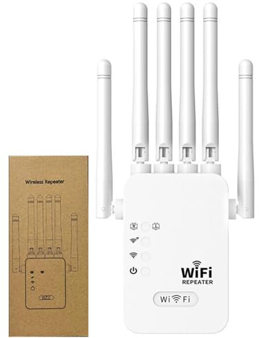 300/1200 Mbps Due modelli wifi range extender, Wireless Signal Booster, Range Extender Repeater con porta Ethernet, configurazione semplice, connessione facile, funziona con qualsiasi router WiFi.