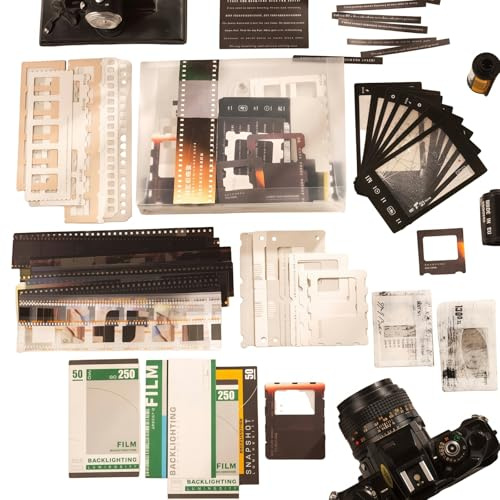 94PCS Scrapbooking Kit Supplies with Film Scrap Book Accessories, Vintage Aesthetic Scrapbook Kit, Waterproof Stickers for DIY, Planners, Art Crafts & Birthday Gift, Multi-Use Scrapbooking Accessories