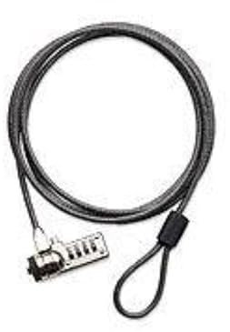 Targus DEFCON Câble antivol T-Lock réinitialisable pour Ordinateur Portable et Ordinateur de Bureau (PA410U)