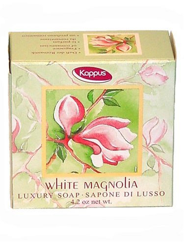 Kappus Seife White Magnolia 125 g, 4er Pack (4 x 125 g)