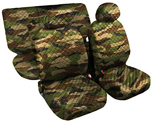 Lupex Shop Trap _ MCL Sitzbezüge Baumwolle gesteppt Camouflage klassisch