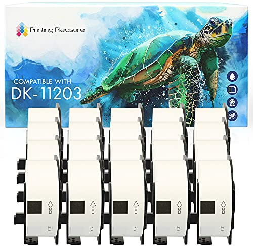 20x Ordnerregister-Etiketten kompatibel für Brother DK-11203 17mm x 87mm (300 Stück/Rolle) P-Touch QL-500 550 570 700 710W 720NW 800 810W 820NWB 1050 1100 1110NWB, Thermopapier mit Kunststoffhalter