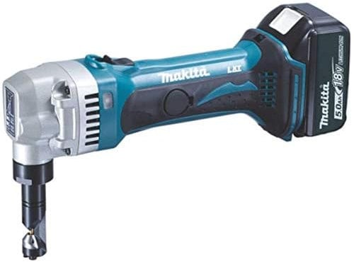 Makita akku-knabber 1,6 mm, 18 V/4 AH, 2 Batterie e Caricabatterie in MAKPAC, djn161rmj, blu, DJN161RTJ 0 wattsW, 18 voltsV