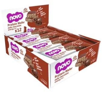 Novo Nutrition FID65401 Protein Wafer Bar, 1er Pack(1 x 480 g)