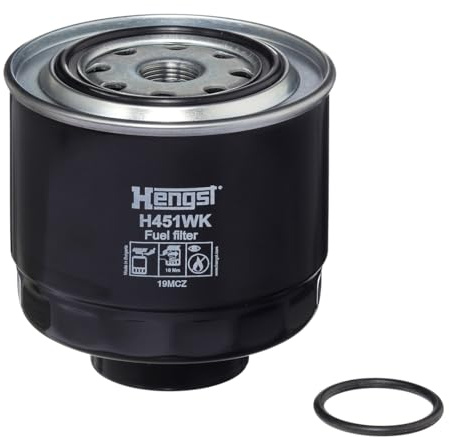 HENGST - Kraftstofffilter H451WK - Hochwertiger Kraftstoff-Anschraubfilter für KFZ - Entfernt Staub und Schmutz aus Otto- oder Dieselmotoren - Schützt das Einspritzsystem | Kompatibel mit: MITSUBISHI L200 / TRITON, L200 / TRITON Pritsche/Fahrgestell