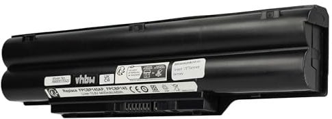 vhbw Akku kompatibel mit Fujitsu Lifebook E8310, AH572, E751, E752, P701, P771, P771A Notebook (4400mAh, 10,8V, Li-Ion)