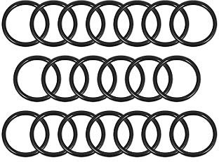 sourcing map 20 Stück O Ring Dichtung 4 mm x 6 mm x 1 mm Metrische Nitrilkautschuk Dichtungsringe Gummi für Sahnespender Poolpumpe Schnellkupplung Umfülladapter Wasserschlauch