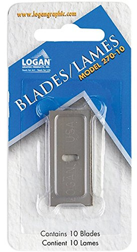Logan 270-10 Ersatzmesser für Mattenschneider 2 Pack
