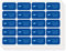 INDIGOS UG Adressetiketten selbstklebend - 40x22 mm - 014 - Delphin - 60 Sticker Namensaufkleber Kinder Schule - Namensetiketten selbstklebend - Sticker für Stifte, Federmappe, Hefte, Bücher