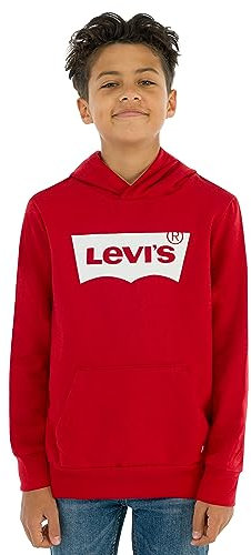 Levi'S Kids Batwing Screenprint Hoodie Garçon Levis Red/ White 3 Ans
