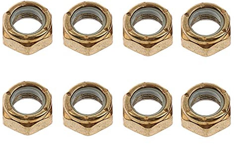 Colcolo 8 Skateboard Schraubenmuttern Ersatz für LKW Rad Kingpin Achsmontage, 7x10x14mm für Kingpin