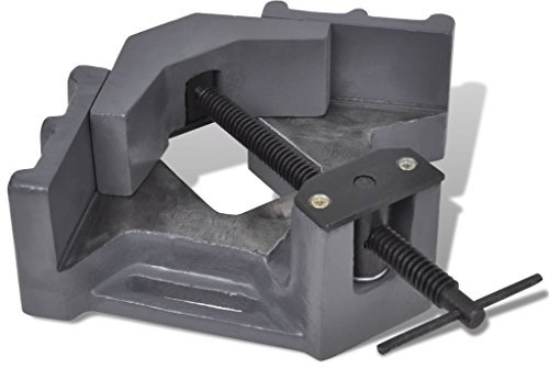 Atlojoys Winkelschraubstock Handbetrieben 115 mm, Tischschraubstock, Parallelschraubstock, Schraubstock