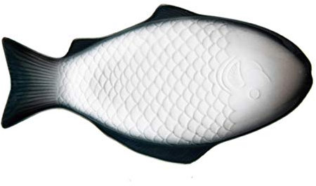 Healeved Türkisch Italienische Geschirr Fischgericht Hotelplatte Vintage-dekor Servierteller Aus Keramik Weiß Auflaufform Fischform Serviergeschirr Aus Keramik Glas Snack Fischtopf