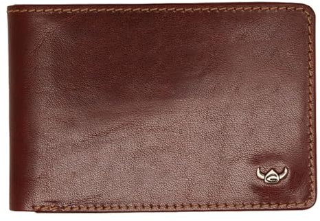 Golden Head Colorado RFID Petite Billfold Coin Wallet Tobacco