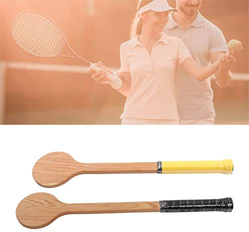 Cyllde Tennis Pointer Trainer Tennis Pointer Löffel Holz Sweet Pointer Trainer Schläger Swing Übung Trainingshilfe mit Aufbewahrungstasche für Sport(标准款-60cm)