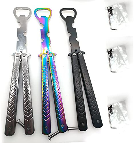 WANLIAN Stainless Steel Folding Bottle Opener (3 Pack)